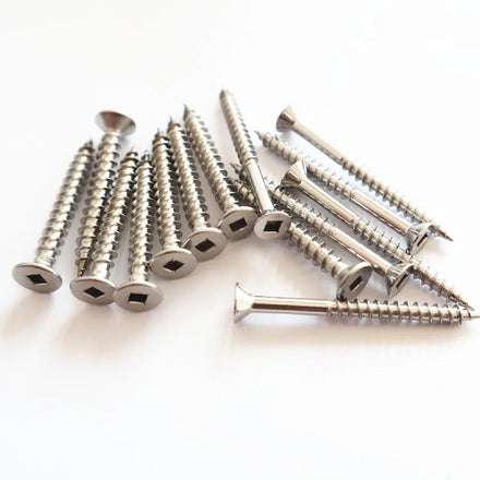 Large Heavy Duty American Type Stainless Steel Square Round Head Chipboard Self Tapping Wood Screw