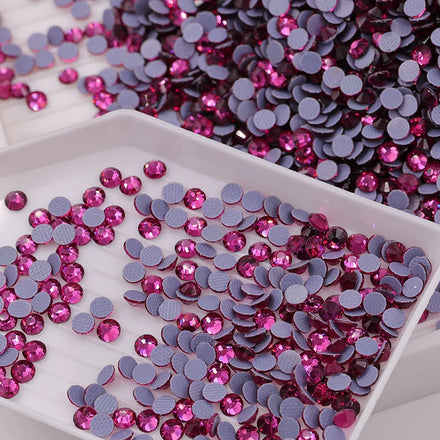 JC Crystal Hot Sales SS20 1440 Pcs/bag Crystal Flatback Hot Fix Rhinestones Round Shape Crystal AB Hotfix Flatback Rhinestones