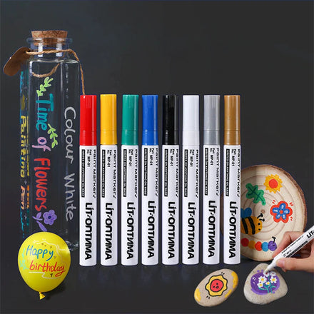 Acrylic Paint Pens in Bulk Wholesale Balloon Specific Marker Pen Oil Based Waterproof Repainting Highlighter Marker Pen