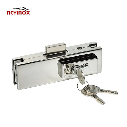 In Stock Glass Hardware Frameless Glass Door Patch Fitting Lock for Glass Door Office