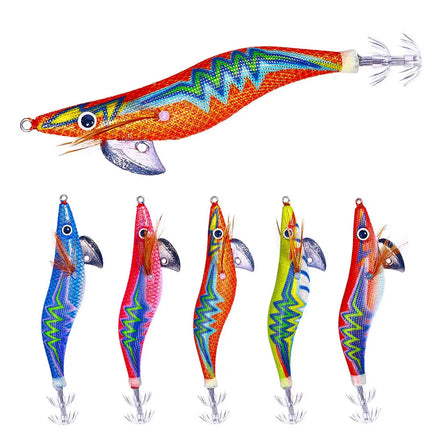 Wholesale 11.5cm 14.2g Squid Jigs Saltwater Fishing Lures Octopus Squid Lure
