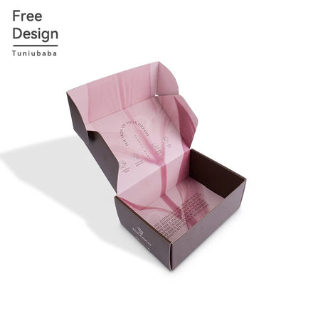Factory Direct Free Sample Customized Three-Layer Reinforced Corrugated Paper Colorful Custom Paper Box