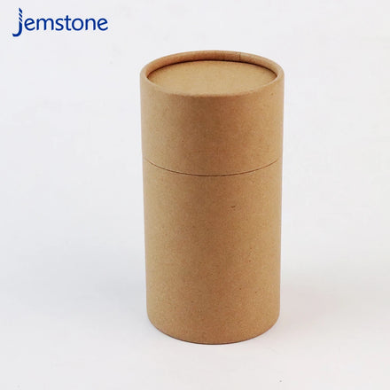 Beverage Kraft Paper Tube Box Recycled Candle Gift Box Aluminum Incense Tube Packaging