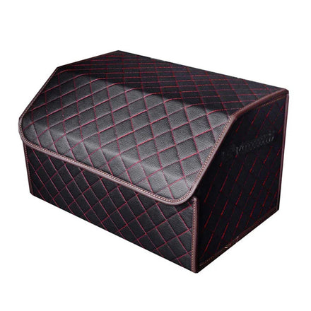 Trunk Storage Design Waterproof Polyester Suitable SUV Minivan Truck Standard Size Deluxe Car Trunk Organizer