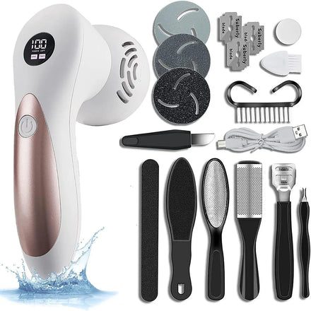 New Design Electric Foot File Kit Dead Hard Skin Foot Care Tools Professional Electric Foot Grinder Callus Remover