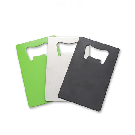 Portable Blank Metal Stainless Steel Beer Bottle Opener Credit Card Bottle Opener for Wedding Party Gifts