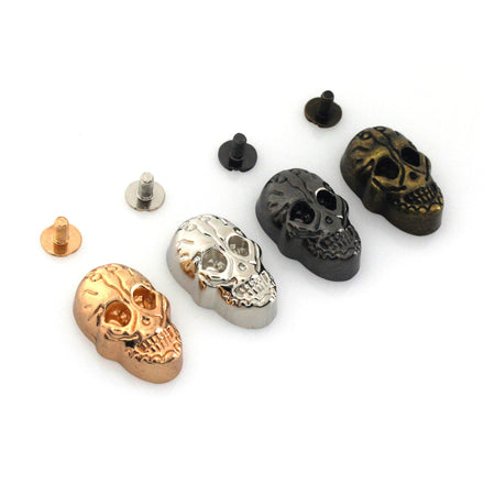 Cloxy Zinc Alloy Conchos for Leather Decorative Screw Rivets for Bag Skull Screw Rivet Studs