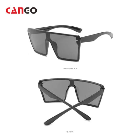 Cango Cool Sunglasses Big Frame Sunglass Women 2023 Fashion Irregular High Quality Color Fashion Sunglasses