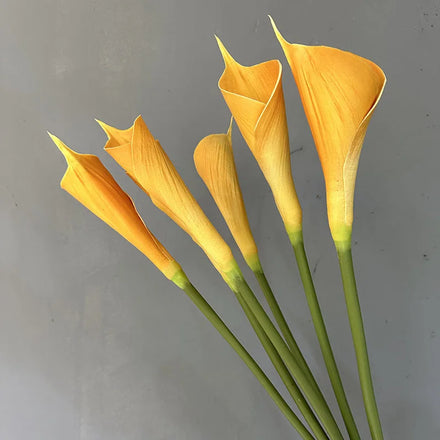 A035 Artificial Flowers Pu Calla Lily White Calla Lily Wedding Centerpiece Arch Wedding Ceiling Decoration Flower Stand