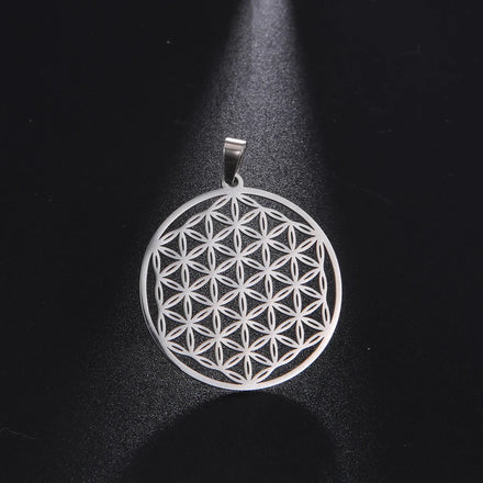 Flower of Life Necklace Custom Design Pendant Necklaces Fashion Pendant for Man Woman