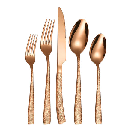 Box Packing Cutlery Set Stainless Steel Silver 20pcs Flatware Set Serve for 4