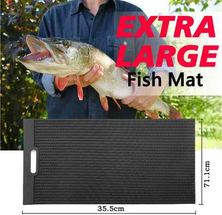 Dishwasher Safe PVC Fish Cleaning Mat with Grips for Easy Filleting Waterproof & Corrosion-Resistant DEDDAO Brand