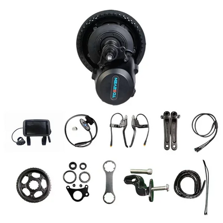 Toseven DM01 48v 750w 48v 1000w Mid Motor Kit T7 Ebike High Torque Sensor 160N.m Mid Drive Motor Kit Toseven Brand