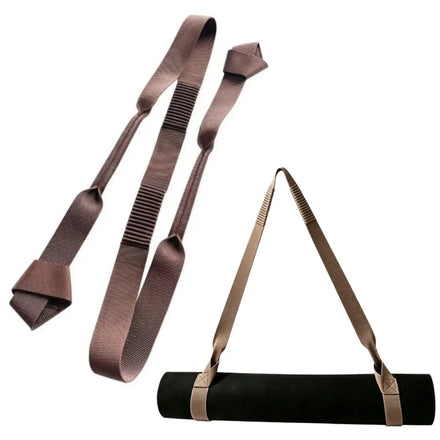 Durable 100% Nylon Yoga Strap Holder Sling Carry Strap 4x160cm Custom Logo for Women Fitness/Pilates Accessories