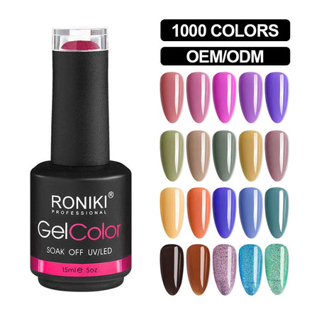 OEM UV Gel Polish Non-Toxic Highly Pigmented Soak off Formula with Custom Logo Option CE MSDS Certified Wholesale