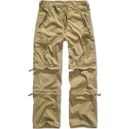 OEM Pants Custom Logo Size High Capacity Zipper Pocket Long and Short Pants Polyester Hiking Pants