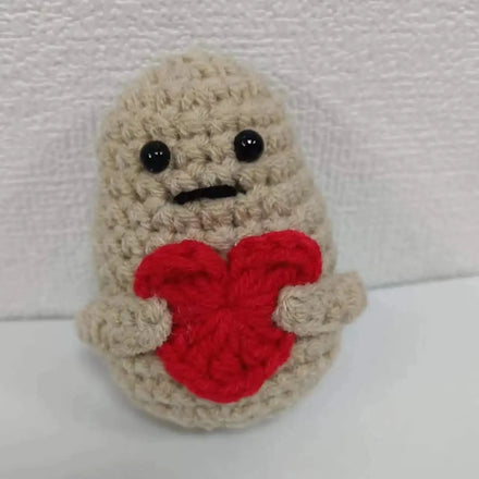 Fun Colorful Wool Knitted Potato Dolls Hand Crochet Positive Pressure Relief Toys Cute Group Novelty Gifts Toplin Brand Made