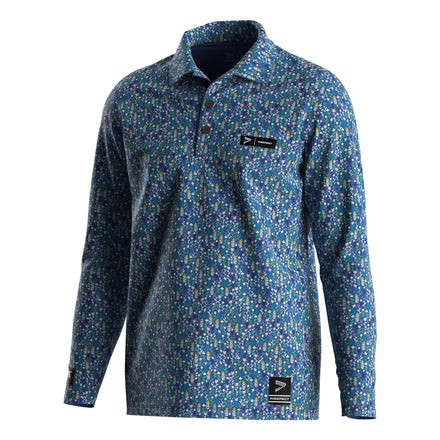 Quick Dry Sublimation Casual Tshirt Long Sleeve Men 100 Polyester Shirts Wholesale Golf Polo Shirt Uv Protect