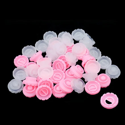 100pcs Pack Eyelashes Extension Volume Lashes Fan Blossom Cups Anti-Spill Lash Extension Glue Holder