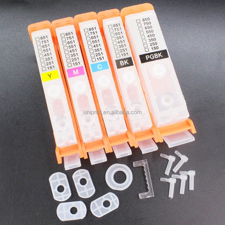 5 Colors PGI750 CLI751 CIS Ink Cartridge for Canon MG5470 MG5670 MG6470 MG6670 MG7570 MX727 MX927 IP7270 IX6770 MG5570 IX6870