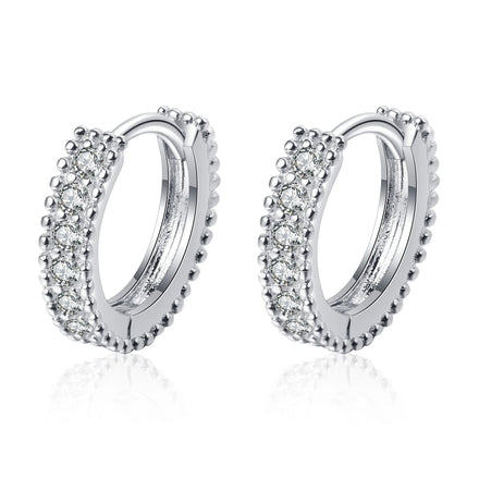 Luxury and Fashion Moissanite Earrings S 925 Sterling Silver Jewelry Earrings New Style for Women