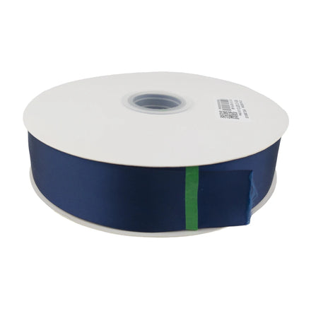 Navy Blue 1.5-Inch Wide Double-Sided Satin Ribbon 100% Polyester 100 Yards Roll for Wedding & Valentine's Day Gift Wrapping