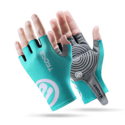 American Pop Personalized Half-Finger Cycling Gloves Youth Gym Fitness Accessories Protection Outdoor Sports Outdoor Riding Bike