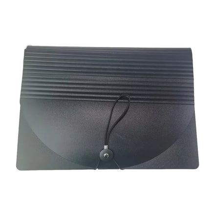 Plastic Paper 24 Pockets Waterproof Document Folder Bag Office Storage A4 Size Expanding File Organizer 2 Pcs
