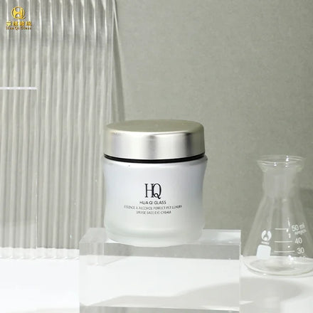 30g 50g 100g Cream Glass Jar Deluxe Body Custom Cream Jar