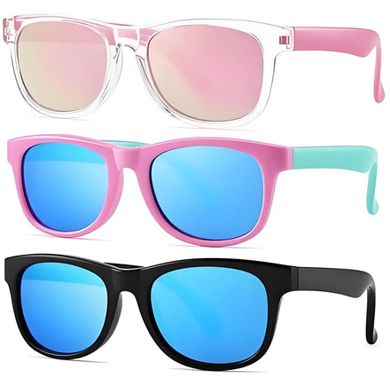 Lentes De Sol TAC TPE Frame Kids Sunglasses Silicon Unbreakable Polarized UV Protected Toddler Sun Glasses for Kids Gafas De Sol