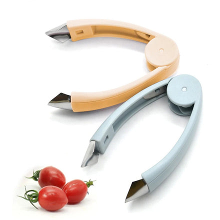 Modern Practical Seed Remover Clip Kitchen Tool for Fruit and Vegetable Peeling Stainless Steel & ABS Material Eco-Friendly