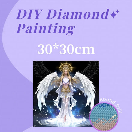 1PC 30x30cm DIY Angel Diamond Painting Full Round Acrylic Drill Home Decor Diamond Painting Kit for Beginner