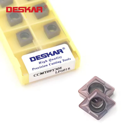 For CNC Lathe Carbide Inserts Turning Tools Machining Cut Sharp Universal Blade CCMT09T304 09T308 LF6018 OEM