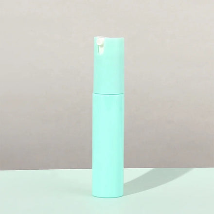 Airless Pump Press Bottle 2024 New Arrival Ready to Ship Empty Round Mint Green Spray and Lotion Two Function Bottle