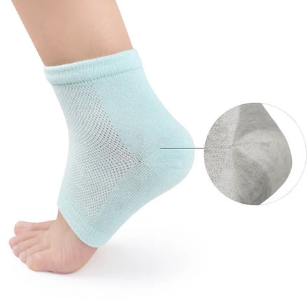Mesh Gel Heel Protective Cover Socks Men's Women's Socks Breathable Sweat-wicking Heel Socks