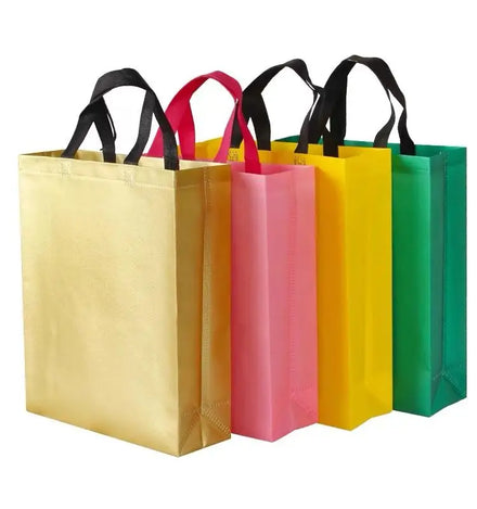 Reusable Colourful Non-woven Shopping Tote Bags with Your Own logo for Promotion