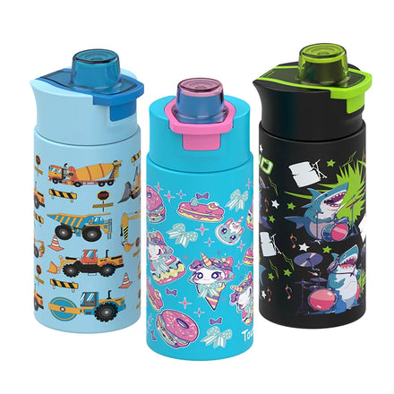 Custom Design Stainless Steel Water Bottle for Kids School Flask Vacuum Insulation Back School Accessory Boiling Applicable