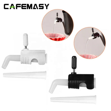 New Arrival Eco-Friendly Modern Hand Brew Coffee Pot Flow Control Valve Anti-High Temperature Silicone Coffee Kettle Water