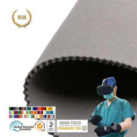Nylon Knitted Fabric Compound Polyurethane Ok Cloth Sports Protective Smart Wear Physical Therapy Product Fabric
