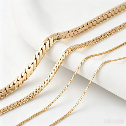 PCX 18K Real Yellow Gold Cuban Link Chain Necklace 7MM 10MM Au750 Hiphop Miami Italian Cuban Link Curb Fine Jewelry for Men