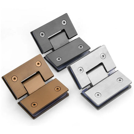 Customization Stainless Steel for Glass to Glass Door Shower Screen Hinges Wall to Glass Framed Pivot Shower Hinge