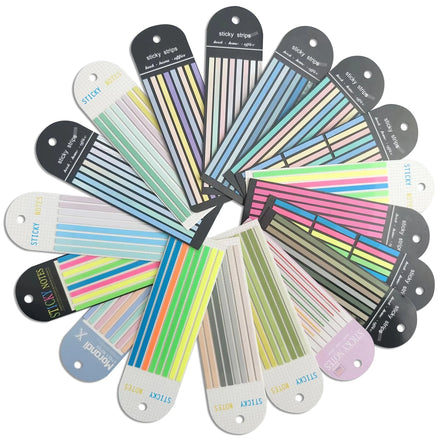 Transparent Self-Adhesive 160 Sheets Sticky Notes PET Reading Annotation Bookmarks Memo Pad Index Tabs for Books Notepads