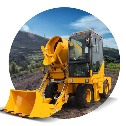 2024 1.5 CBM Mini Concrete Mixer Truck with Pump Machines for Construction for Sale