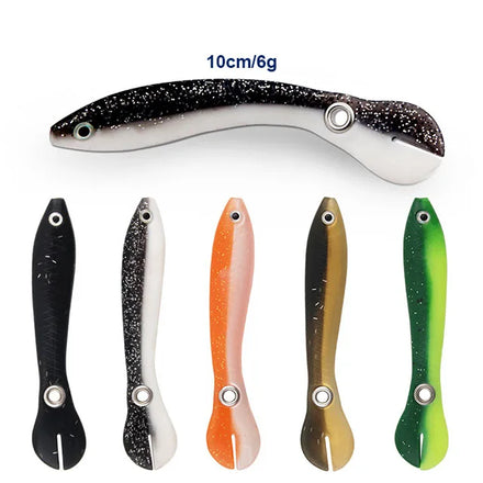WEIHAI Factory Customization 2g 6g Bionic Loach Artificial Soft Plastic Seawater Fishing Lure