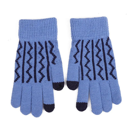 2026 New Candy Color Touch Screen Velvet Warm Gloves Knit Touch Screen Magic Custom Jacquard Acrylic Gloves