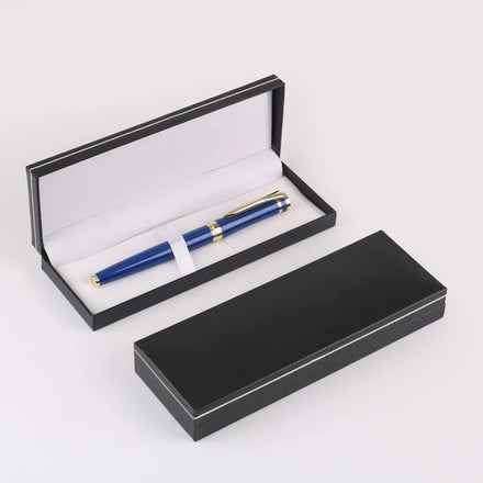 New Business Gift High End With Paper Gift Box Custom logo Elegant Colorful Classic Heavy Metal Roller Pen OEM Design Pen Set