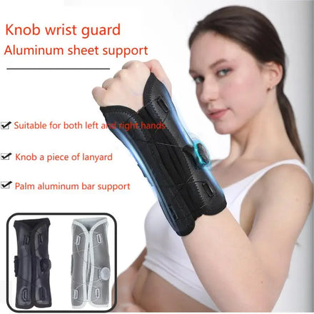 Adjustable Universal Knob Wrist Brace New Steel Support with Left and Right Hand Comfortable Wrist Strap