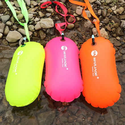 Swim Buoy-Essential Swim Safety Gear for Open Water Swimmers 0.35mm Environmentally Friendly PVC 48x29cm