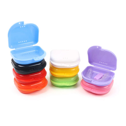 Caja De Retencion Personalizada De Ortodoncia De Plastico Funda Dental Colorida Funda De Retencion Con Logotipo De Fabricante