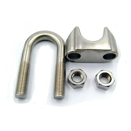 DIN741 U Type Wire Rope Clamps for Cable End Connections Wire Rope Cable Clip Clamp With U Bolt for Rigging Hardware